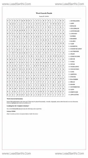Printable word search puzzle for adults 88 (Puzzle id: 584846) Design Template
