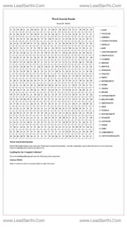 Printable word search puzzle for adults 118 (Puzzle id: 586464) Design Template