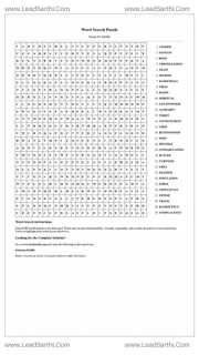 Printable word search puzzle for adults 286 (Puzzle id: 626486) Design Template