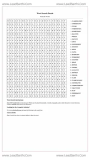 Printable word search puzzle for adults 23 (Puzzle id: 642482) Design Template