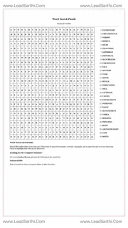 Printable word search puzzle for adults 453 (Puzzle id: 642684) Design Template