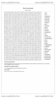 Printable word search puzzle for adults 135 (Puzzle id: 648242) Design Template