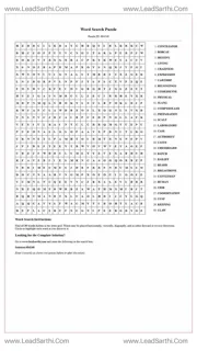 Printable word search puzzle for adults 144 (Puzzle id: 684248) Design Template
