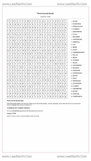 Printable word search puzzle for adults 86 (Puzzle id: 724268) Design Template