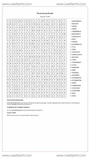 Printable word search puzzle for adults 13 (Puzzle id: 724686) Design Template