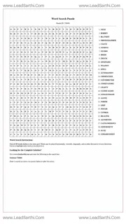 Printable word search puzzle for adults 145 (Puzzle id: 728464) Design Template
