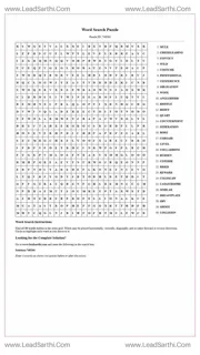 Printable word search puzzle for adults 215 (Puzzle id: 748264) Design Template
