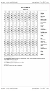 Printable word search puzzle for adults 101 (Puzzle id: 824848) Design Template