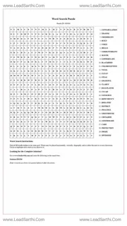 Printable word search puzzle for adults 337 (Puzzle id: 826284) Design Template