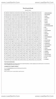 Printable word search puzzle for adults 201 (Puzzle id: 846242) Design Template