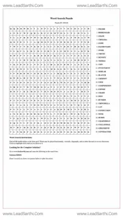 Printable word search puzzle for adults 108 (Puzzle id: 848426) Design Template