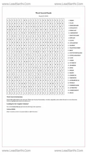 Printable word search puzzle for adults 203 (Puzzle id: 848484) Design Template