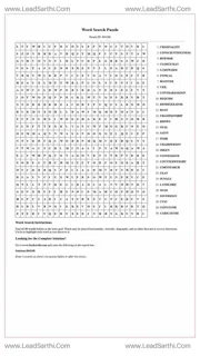 Printable word search puzzle for adults 287 (Puzzle id: 864268) Design Template