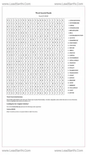 Printable word search puzzle for adults 505 (Puzzle id: 868268) Design Template