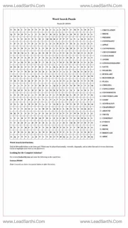 Printable word search puzzle for adults 460 (Puzzle id: 868464) Design Template