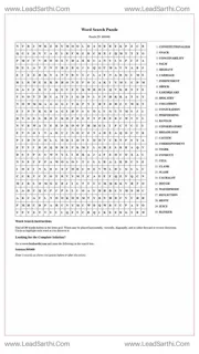 Printable word search puzzle for adults 399 (Puzzle id: 868468) Design Template