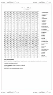 Printable word search puzzle for adults 12 (Puzzle id: 868626) Design Template