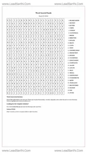 Printable word search puzzle for adults 8 (Puzzle id: 926264) Design Template