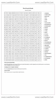 Printable word search puzzle for adults 398 (Puzzle id: 926464) Design Template