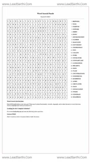 Printable word search puzzle for adults 61 (Puzzle id: 928642) Design Template