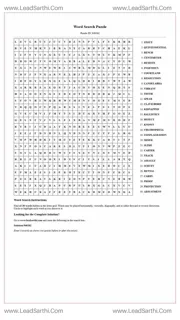 Printable word search puzzle for adults 110 (Puzzle id: 946262) Design Template