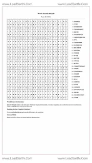 Printable word search puzzle for adults 360 (Puzzle id: 948282) Design Template