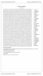 Printable word search puzzle for adults 275 (Puzzle id: 962468) Design Template