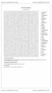 Printable word search puzzle for adults 492 (Puzzle id: 984646) Design Template