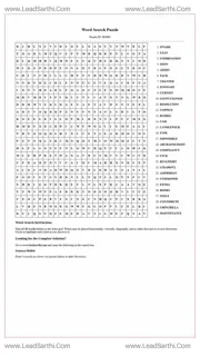 Printable word search puzzle for adults 456 (Puzzle id: 984864) Design Template