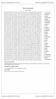 Printable word search puzzle for adults 160 (Puzzle id: 986828) Design Template