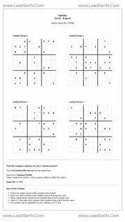 Sudoku Puzzles 4 per Page Expert Level pdf [Game ID: 342686] Design Template