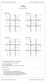 Sudoku Puzzles 4 per Page Expert Level pdf [Game ID: 384248] Design Template