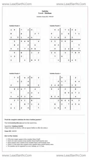 Sudoku Puzzles 4 per Page Medium Level pdf [Game ID: 346426] Design Template