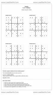 Sudoku Puzzles 4 per Page Medium Level pdf [Game ID: 428646] Design Template