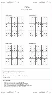 Sudoku Puzzles 4 per Page Medium Level pdf [Game ID: 548424] Design Template