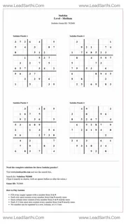 Sudoku Puzzles 4 per Page Medium Level pdf [Game ID: 782868] Design Template