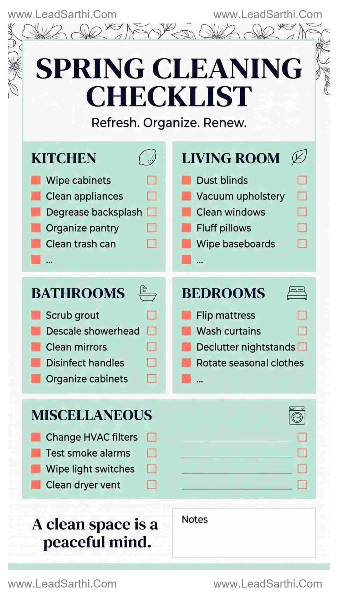 Spring Cleaning Checklist for Working Moms | Fillable Family Team-Up Form Thumbnail