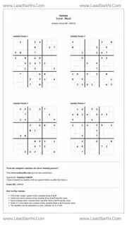 Sudoku Puzzles 4 per Page Hard Level pdf [Game ID: 168628] Design Template