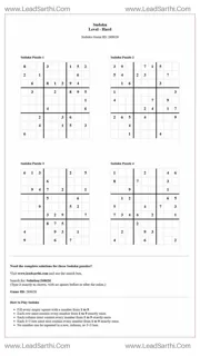 Sudoku Puzzles 4 per Page Hard Level pdf [Game ID: 268626] Design Template