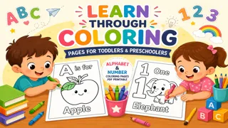 Learn Through Coloring For Preschoolers / Toddlers thumbnail