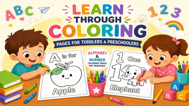 Coloring Page Category Poster Image