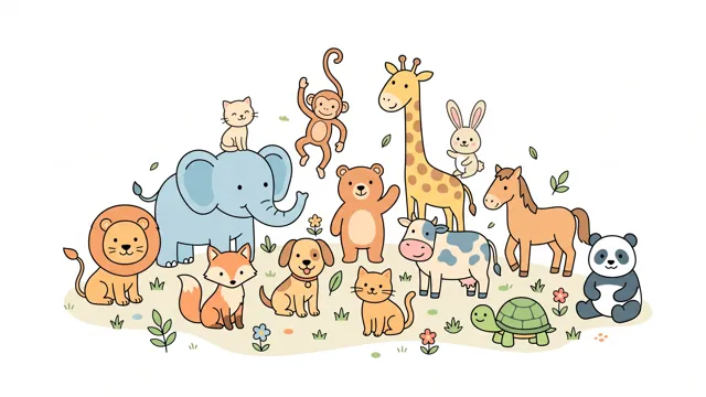 Animal Coloring Pages for Toddlers (2-6 Years) Feature Image