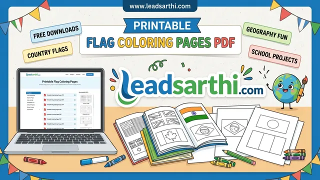 Printable Flag Coloring Pages PDF – Country Flags to Color Feature Image