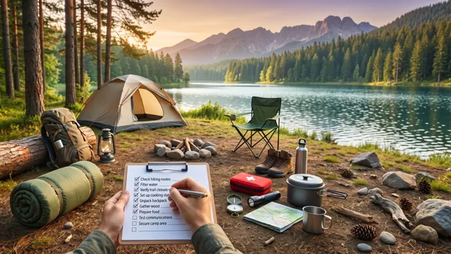 Camping Checklist Printable PDF Templates Camping Packing Checklists Feature Image